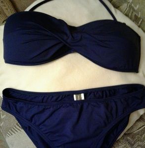 Navy Two- Piece bikini Size Large